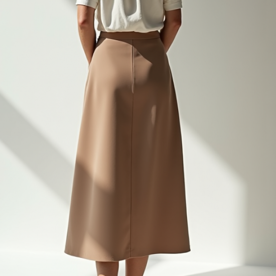 Women Clean Look Skirt