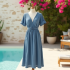 Women Lightweight Cotton Dress