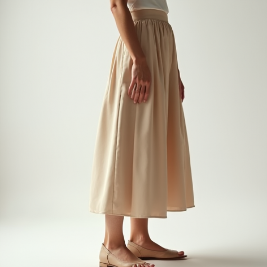Women Soft Drape Skirt