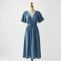Women Lightweight Cotton Dress