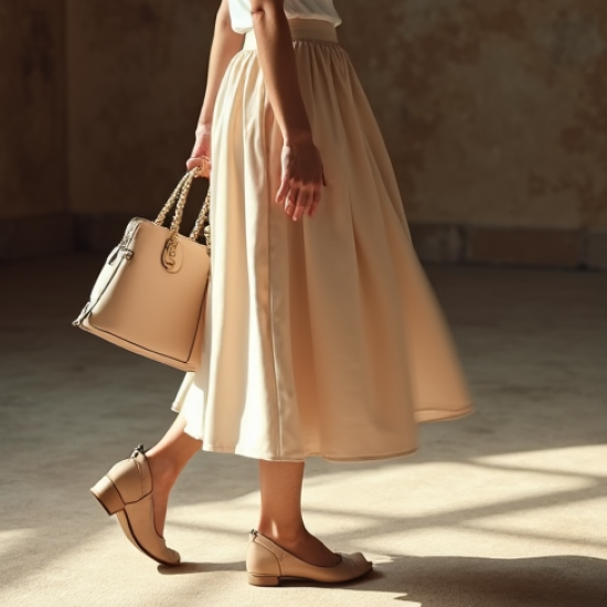 Women Soft Drape Skirt