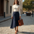 Women Flared Skirt