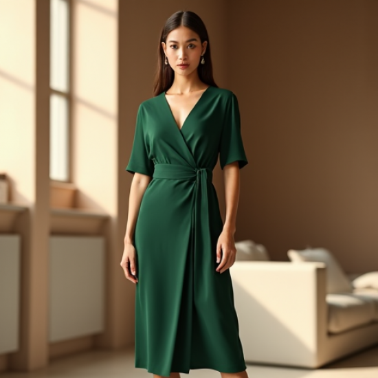 Women Knee Length Dress