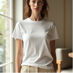 Women Plain Essential T-Shirt