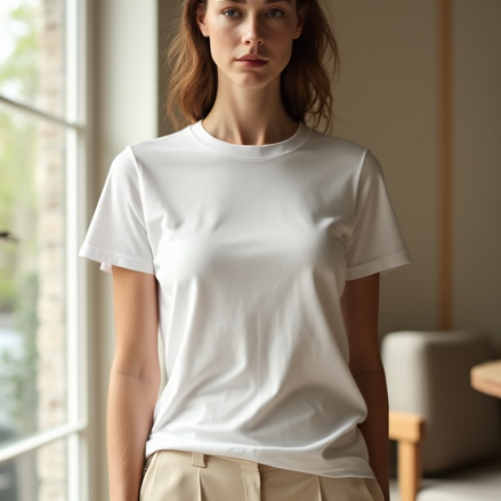 Women Plain Essential T-Shirt