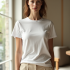 Women Plain Essential T-Shirt