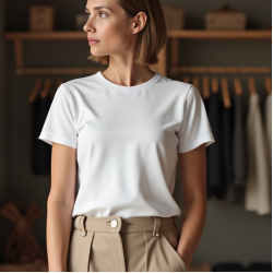Women Neat Finish T-Shirt