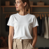 Women Neat Finish T-Shirt