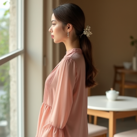 Women Stylish Chiffon Blouse