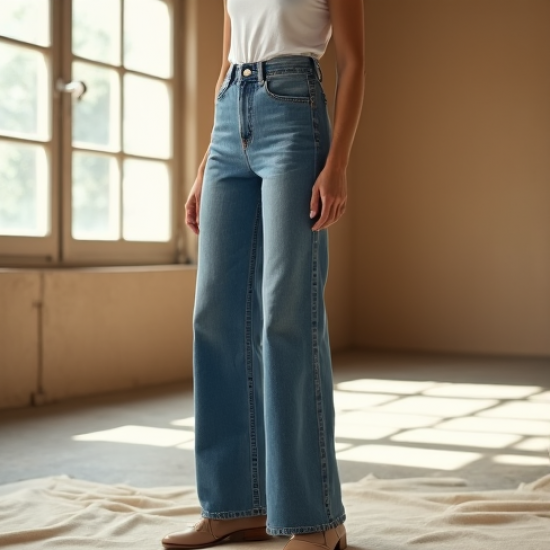 Women Wide Leg Jeans