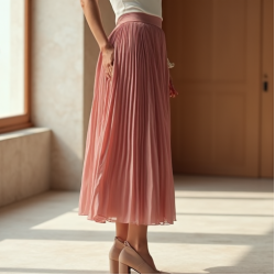 Women Pleated Skirt