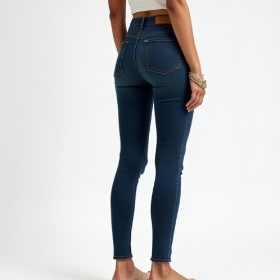 Women High Waist Jeans