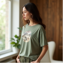 Women Printed Daily Wear Tee