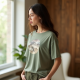 Women Printed Daily Wear Tee