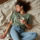 Women Printed Daily Wear Tee