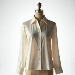 Women Long Sleeve Office Shirt