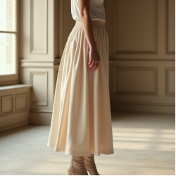 Women Minimal Design Skirt
