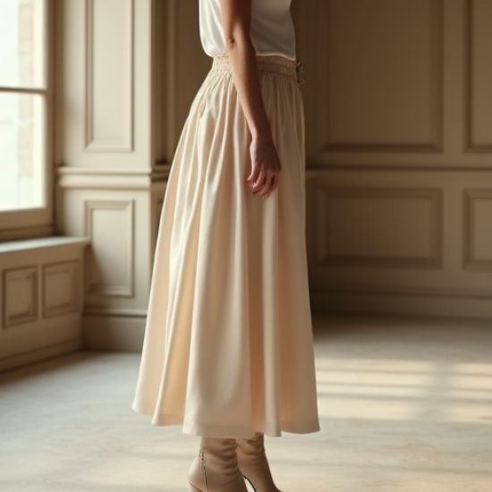 Women Minimal Design Skirt
