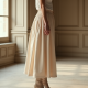 Women Minimal Design Skirt