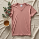 Women V-Neck Casual T-Shirt