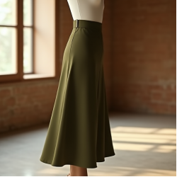 Women Basic Wardrobe Skirt