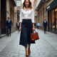 Women Casual Smart Skirt