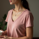 Women V-Neck Casual T-Shirt