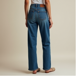 Women Casual Straight Jeans
