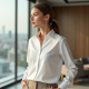 Women Clean Look Formal Shirt