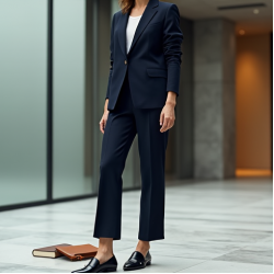 Women Structured Fit Pants