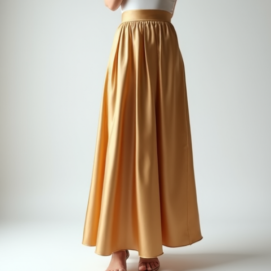 Women Elegant Midi Skirt