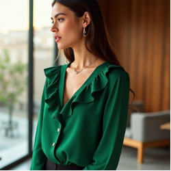 Women Chiffon Blouse