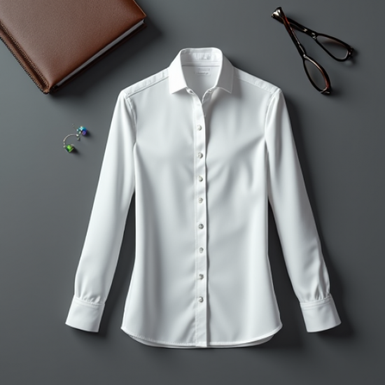 Women White Formal Shirt