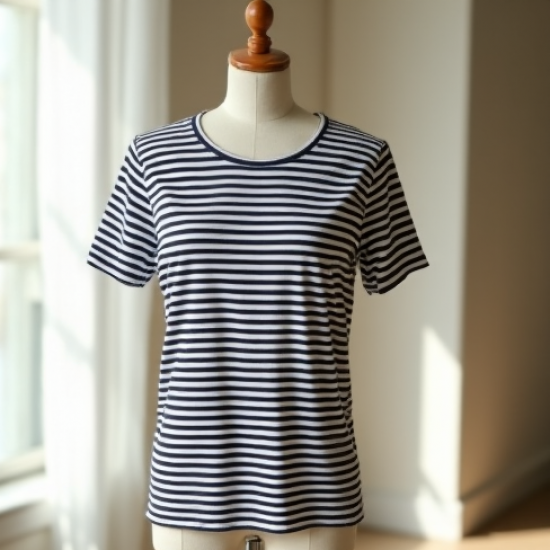 Women Striped Casual T-Shirt