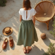 Women Lightweight Summer Skirt