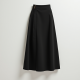 Women Plain Black Skirt