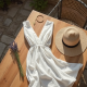 Women Plain White Dress