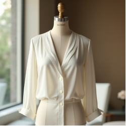 Women Elegant Plain Blouse