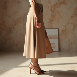 Women Simple Style Skirt