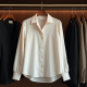 Women Long Sleeve Office Shirt