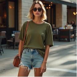 Women Relaxed Street Style Tee