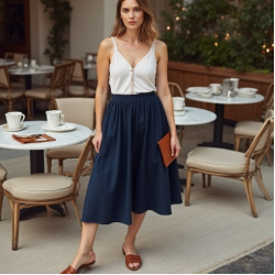 Women Soft Fabric Skirt