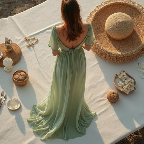 Women Soft Flow Dress