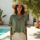 Women Half Sleeve Shirt