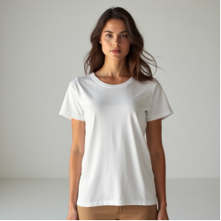 Women Short Sleeve Basic Tee