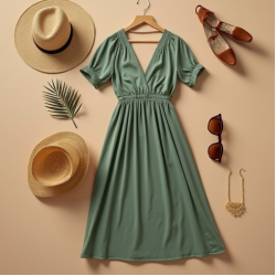 Women Short Sleeve Dress