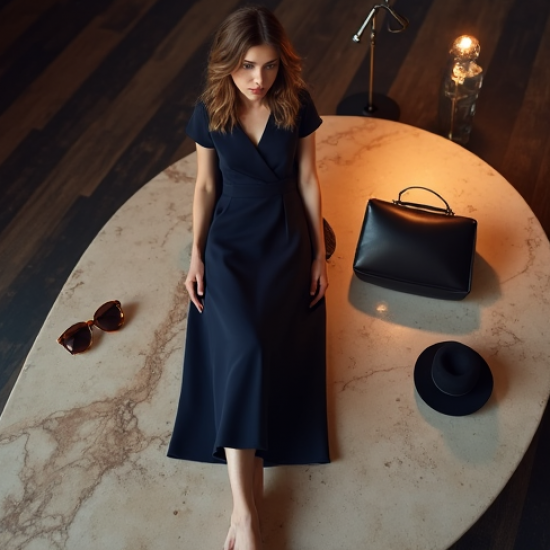 Women Clean Cut Dress