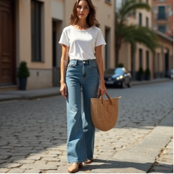 Women Wide Leg Jeans