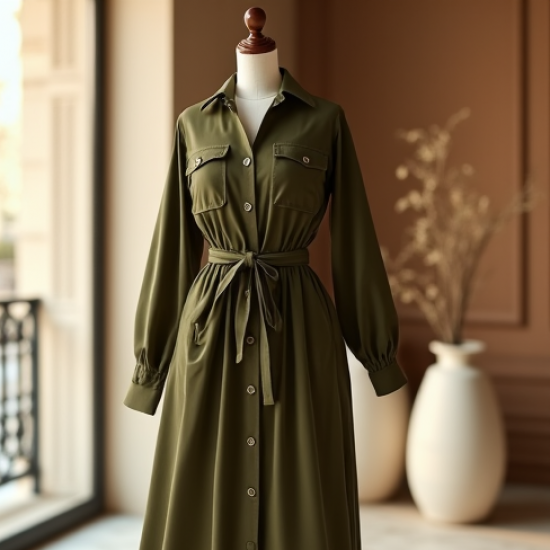 Women Shirt Style Dress