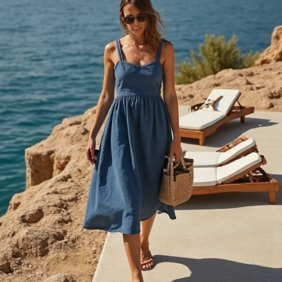 Women Breathable Summer Dress